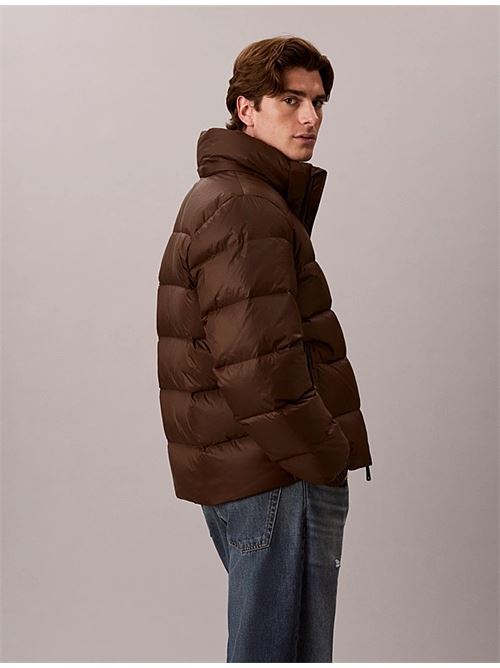 ls nylon zip off hood down puffe CALVIN KLEIN JEANS | LV04RG515GWFM